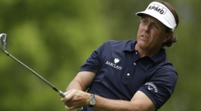 Mickelson Leads After 36 at Quail Hollow