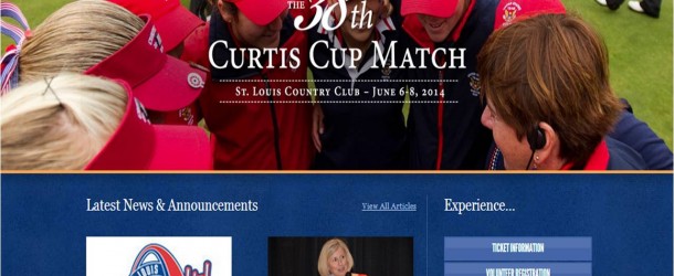 Curtis Cup 2014 – Website Goes Live