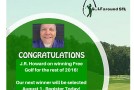 J.R. Howard Wins Free Golf for 2016